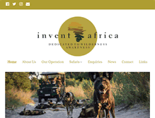 Tablet Screenshot of inventafrica.com
